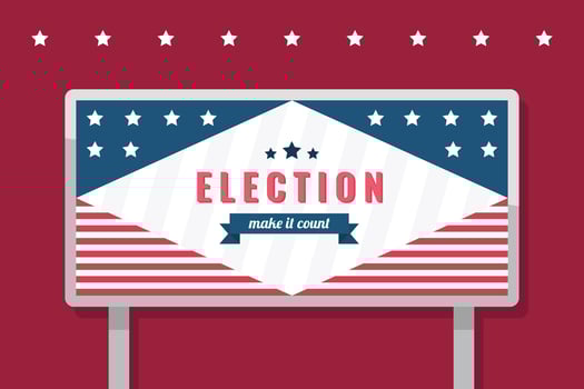 Campaign Sign Vector