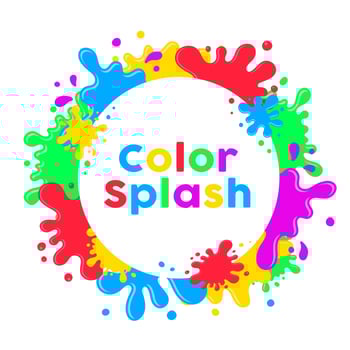 Splash Inkblot Background vector