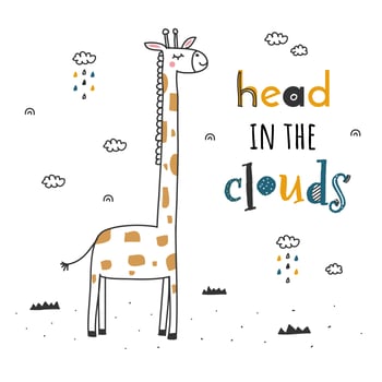 Head In The Clouds Vector