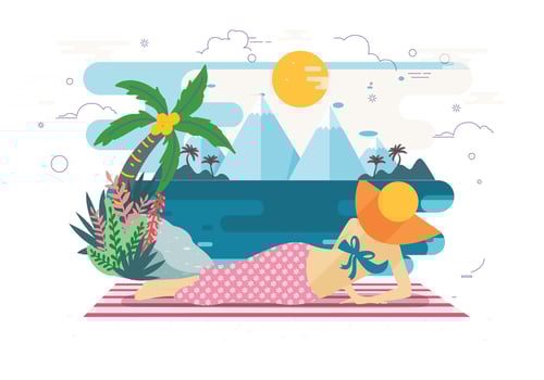 Beach Bum Vector