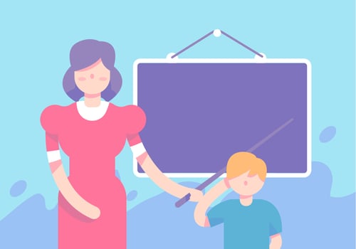 Classroom Rebel Boy vector