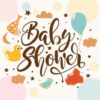 Baby Shower Backgrounds vector