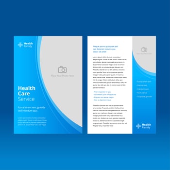 Health Care Brochure Template Vector