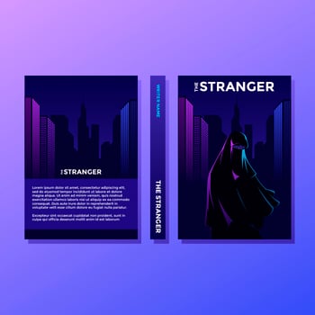 The Stranger Motivational Book Cover Vector