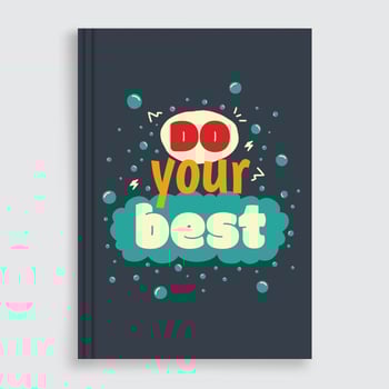 Motivational Book Cover Vector