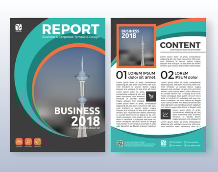 Multipurpose corporate business flyer layout design. Suitable fo vector