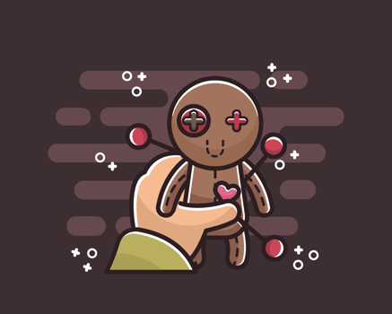 Voodoo Doll Vector