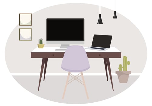 Vector Interior Design Illustration