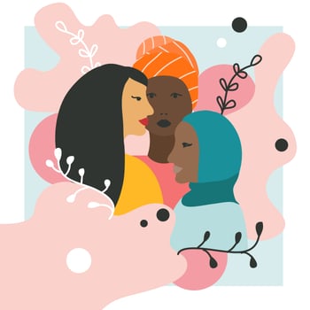 Women Of Color Vector