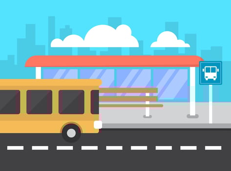 Bus Stop vector