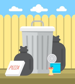 Trash Can vector