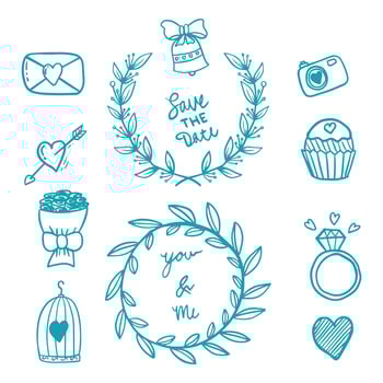 Wedding Element vector