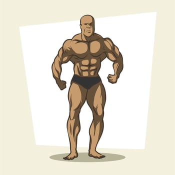 Bodybuilder vector