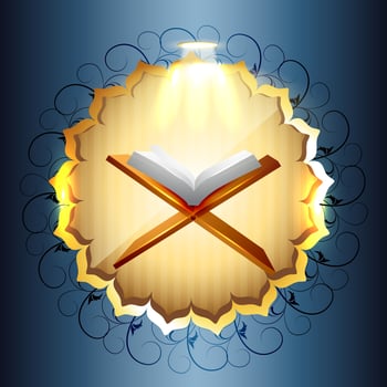 quraan book vector
