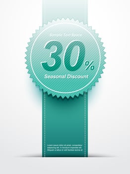 discount sale label vector