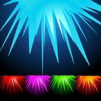 abstract shape background set vector