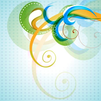 vector colorful floral
