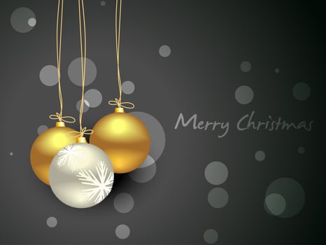 christmas balls vector