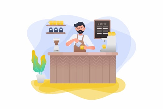 Barista Vector