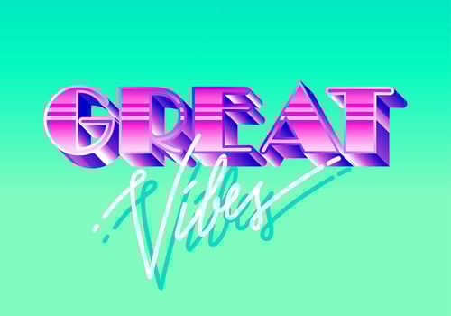 Vintage Typography Vector