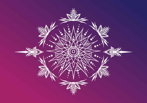 Henna Art Vector Illustration 