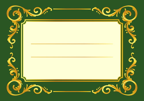 Fileteado Frame Template Vector