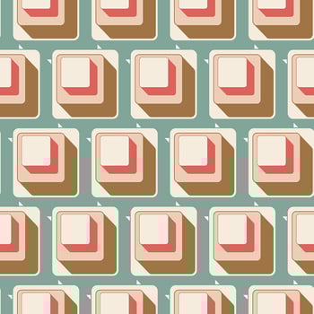 Retro seamless tile pattern background vector