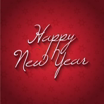 Happy New Year background vector