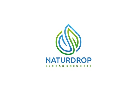 Natural Drop Logo vector