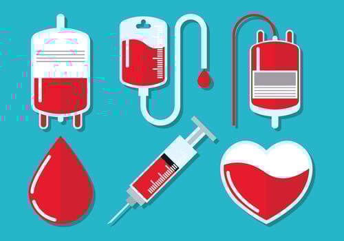 Blood Drive Vector Set