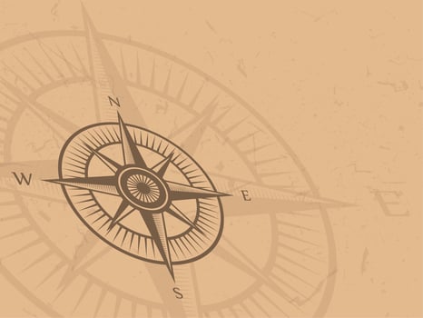 Vintage Compass Background vector