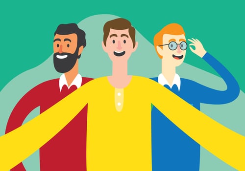 Friendship Selfie vector
