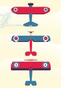Biplane Vector Pack