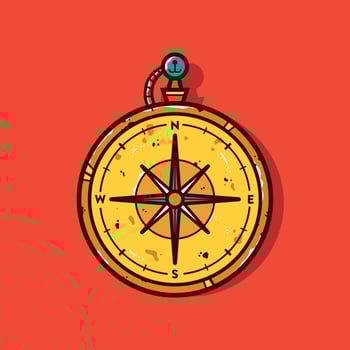 Vintage Compass Vector
