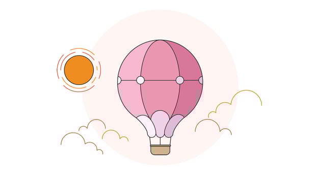Hot Air Balloon Vector