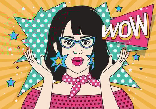 Women Modern Pop Art Vector