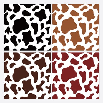 Cow Print Background vector