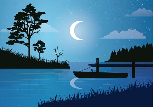 Vector Beautiful Landscape Illustration