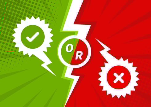 Right or Wrong Vector