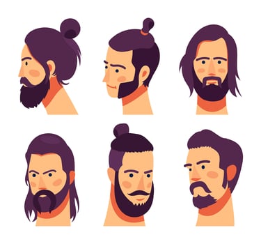 Hipster Vector Set
