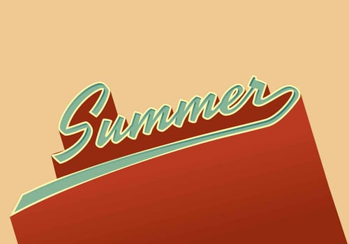 Retro Typography Vector Illustration