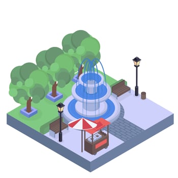 Vector Isometric Park 