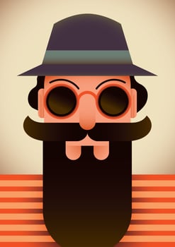 Hipster vector