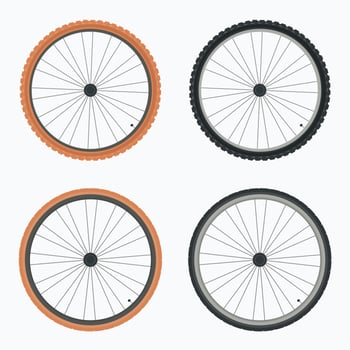 Bike Tire Vector 