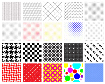 Swatch Patterns vector