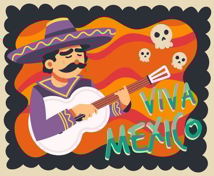 Viva Mexico Illustration vector