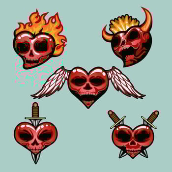 Heart Tattoo vector