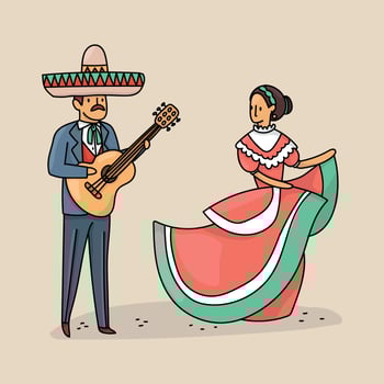 Mexican People vector