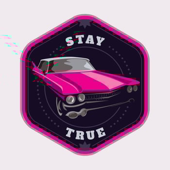 Car badge vector