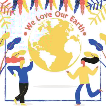Earth Day Vector Design